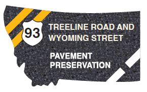 US Highway 93: Treeline Road and Wyoming Street project logo