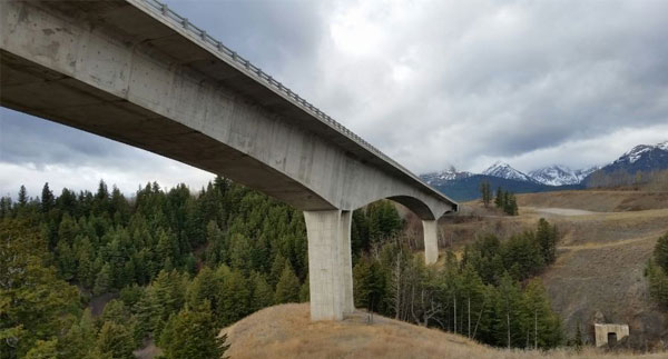 image of Two Medicine Bridge located in East Glacier, MT.