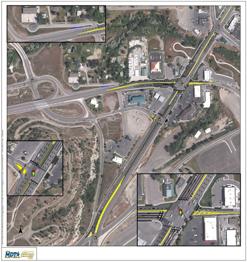 Modified Concept for Billings Airport Rd to Main Street project