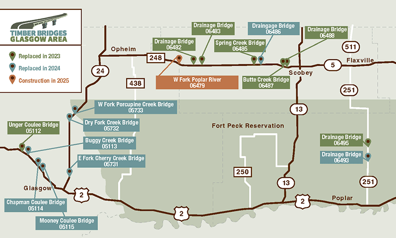 Timber Bridges - Glasgow Area project map