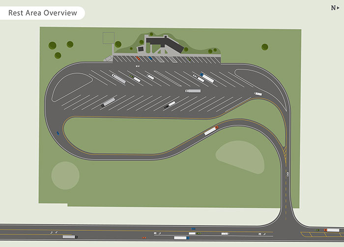 Headwaters Rest Area Overview