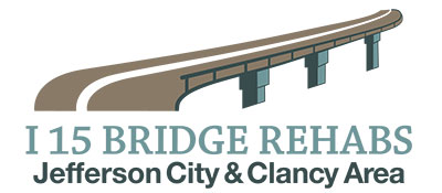 I 15 Bridge Rehabilitations - Jefferson City and Clancy Area logo