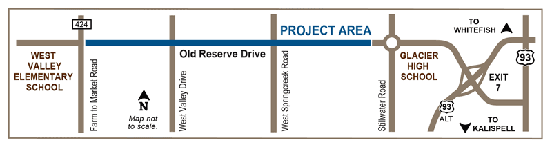 Old Reserve Drive Rural Reconstruction map