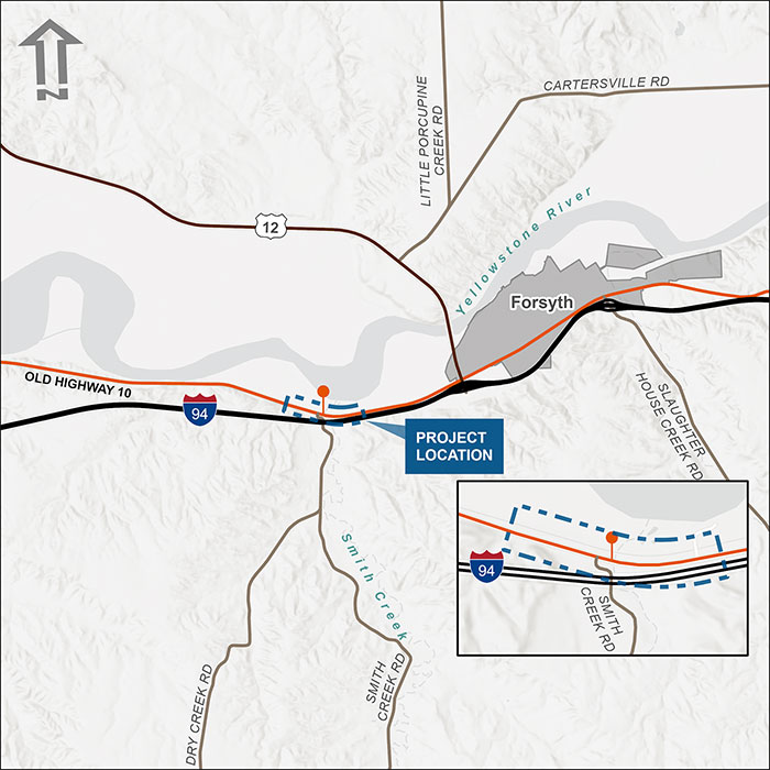 Smith Creek Bridge Replacement Project Map