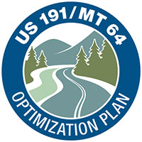 US 191/MT 64 Optimization Plan logo