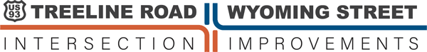US Highway 93: Treeline Road and Wyoming Street project logo