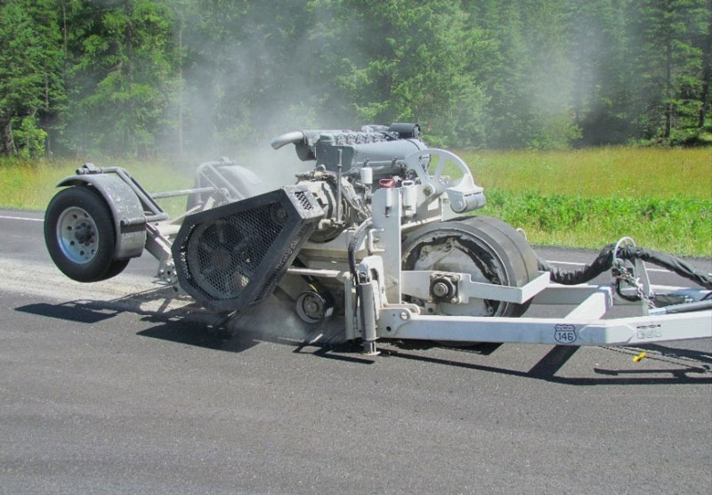 Centerline Rumble Strips (CLRS) image