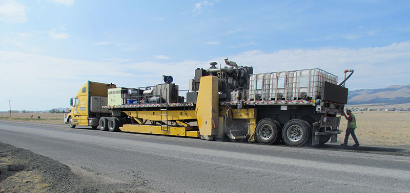 Diamond Grinder Tractor Trailer